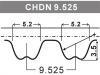 Correa dentada Timing Belt:924F6 K288 AB